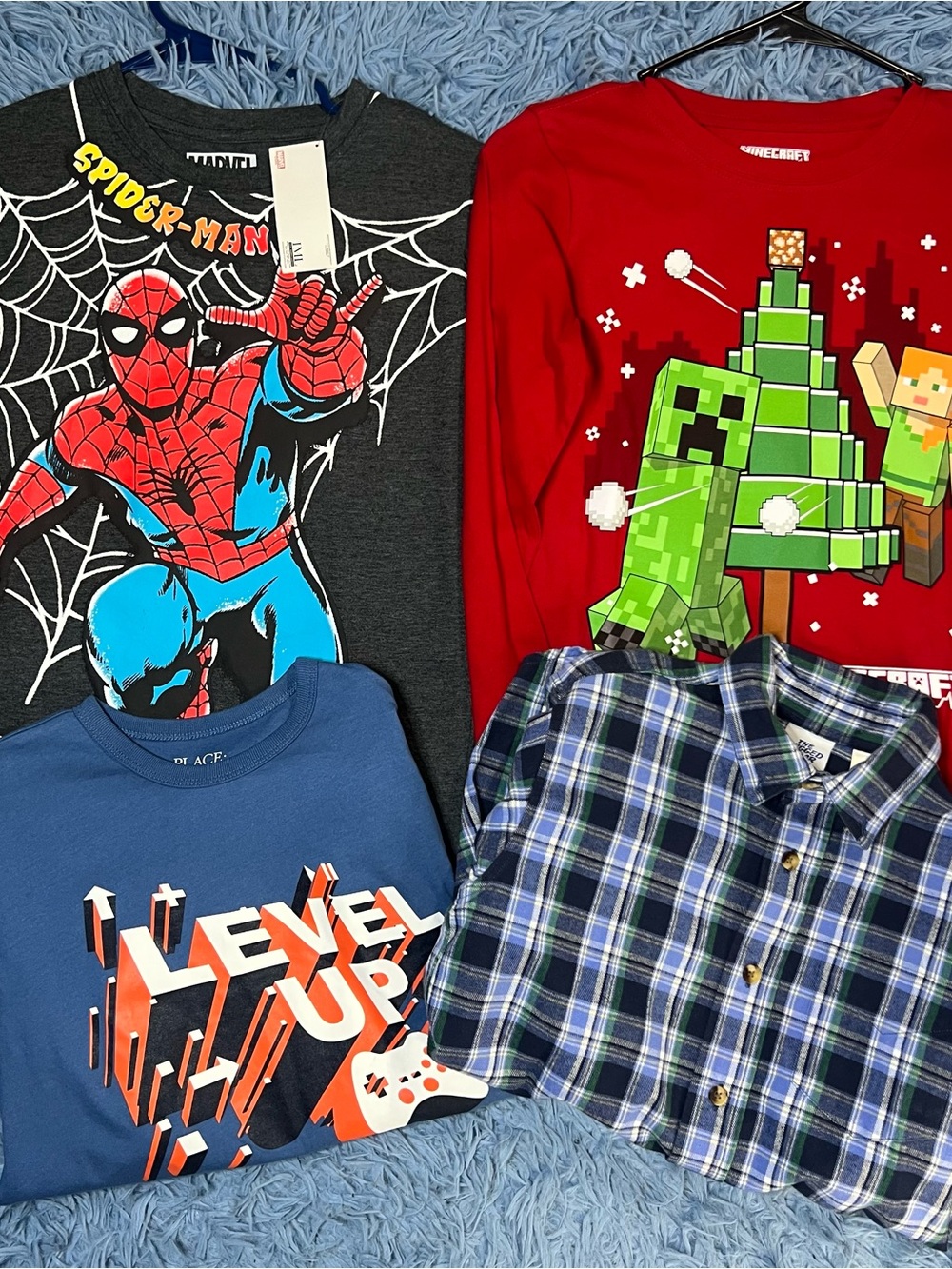 Spider-Man Mixed T Shirt Bundle Size 10/12 Youth Boys